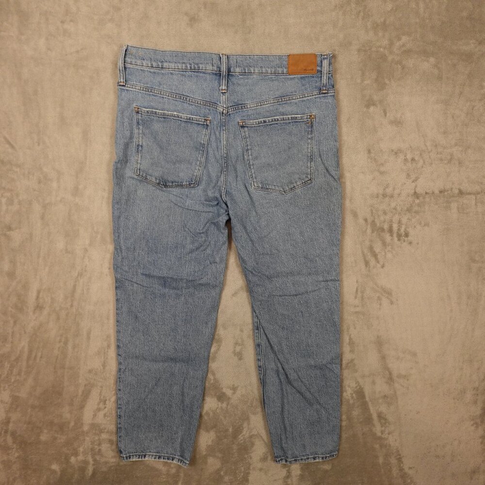 Madewell‎ Jeans Perfect Vintage Straight Jean Women's 33 Blue Denim High Rise - Picture 9 of 12